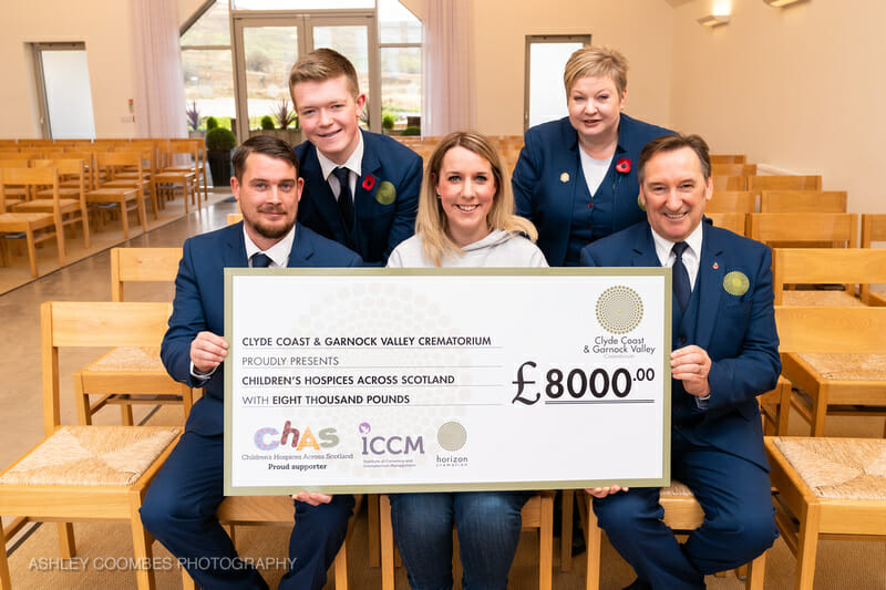 £8000 Children’s Hospices Donation