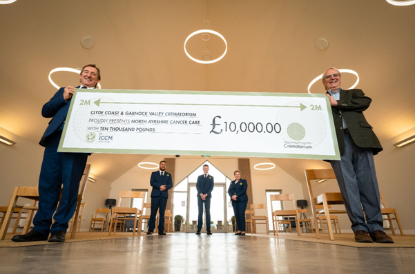 £10,000 North Ayrshire Cancer Care Donation