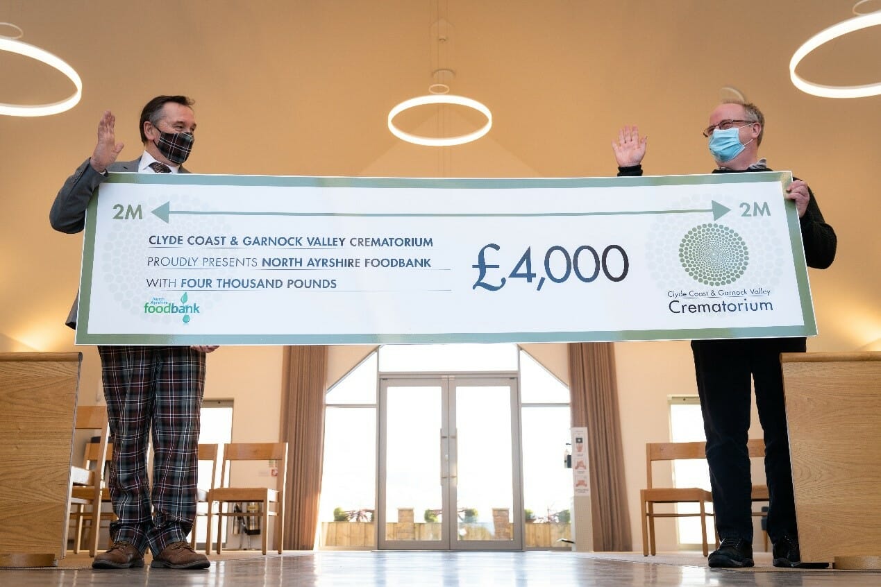 £4000 North Ayrshire Food Bank Donation